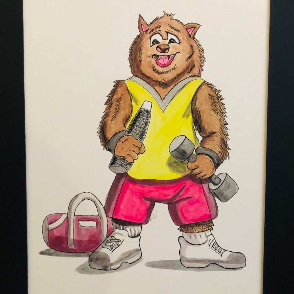 Sports Bear illustration